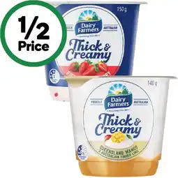 Woolworths Dairy Farmers Thick & Creamy Yoghurt – From the Fridge offer