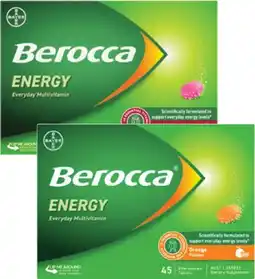 Coles Berocca Energy Effervescent Tablets offer