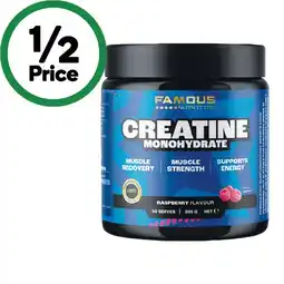 Woolworths Famous Nutrition Creatine offer