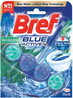 Coles Bref Blue Active In The Bowl Toilet Cleaner offer