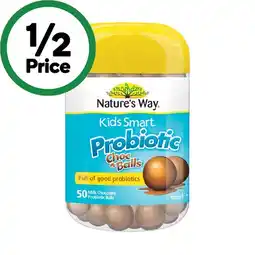 Woolworths Nature’s Way Kids Smart Probiotic Choc Balls offer