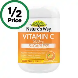 Woolworths Nature’s Way Vitamin C 500mg Chewable Tablets offer