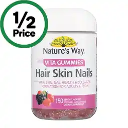 Woolworths Nature’s Way Adult Vita Gummies Hair Skin Nails offer