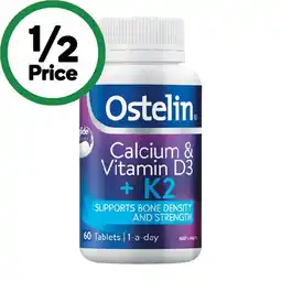 Woolworths Ostelin Calcium & Vitamin D3 + K2 Tablets offer