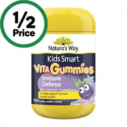 Woolworths Nature’s Way Kids Smart Vita Gummies Immune Defence offer