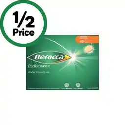 Woolworths Berocca Vitamin B & C Energy Effervescent Tablets offer