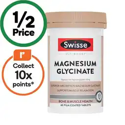 Woolworths Swisse Ultiboost Magnesium Glycinate Tablets offer