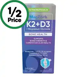 Woolworths MagZorb K2+D3 Magnesium Glycinate Capsules offer