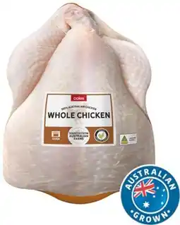 Coles Coles RSPCA Approved Chicken Whole Medium or Extra Large offer
