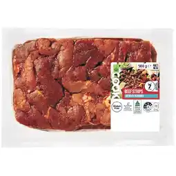 Woolworths Woolworths COOK Beef, Pork or Lamb Strips Varieties 500g offer