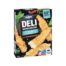 Woolworths Birds Eye Deli Fish or Snacking Varieties 225-250g offer