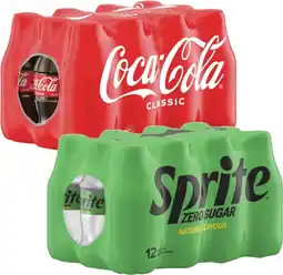 Coles Coca-Cola, Fanta or Sprite Soft Drink 12x300mL offer