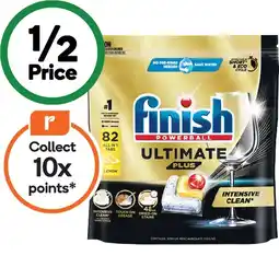 Woolworths Finish Ultimate Plus Dishwasher Tablets offer