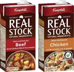 Coles Campbell's Real Stock offer