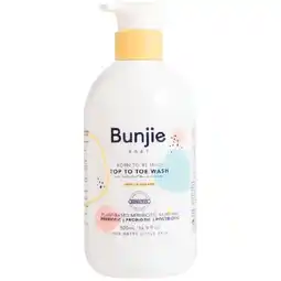 Woolworths Bunjie Baby Shampoo or Top To Toe Wash 500ml offer