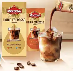 Coles Moccona Liquid Espresso Coffee Sachets offer