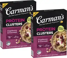 Coles Carman's Protein Clusters offer