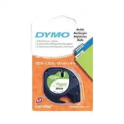 Woolworths Dymo LetraTag Tape Paper White offer