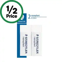 Woolworths Staedtler Rasoplast Erasers offer