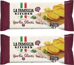 Coles La Famiglia Garlic Bread Slices offer