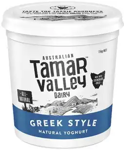 Coles Tamar Valley Dairy Greek Style Yoghurt offer