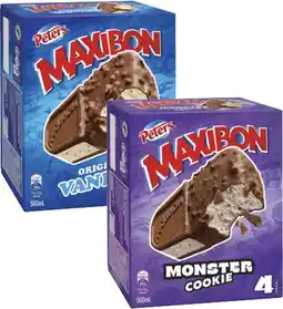 Coles Peters Maxibon 560mL offer