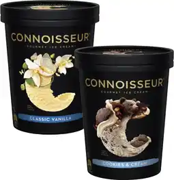 Coles Connoisseur Ice Cream Tub offer