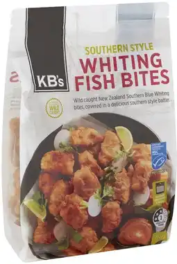 Coles KB's Whiting Fish Bites offer