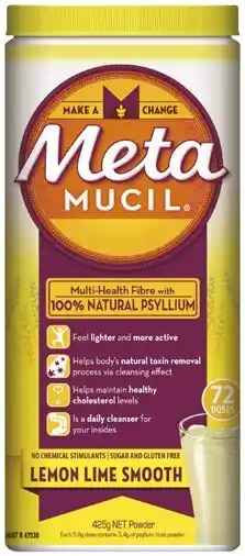 Coles Metamucil 72 Doses Lemon Lime Smooth offer