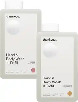Coles Thankyou Hand & Body Wash Refill offer