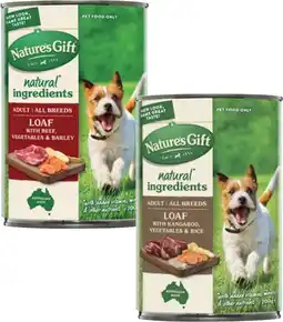Coles Nature's Gift Dog Food offer