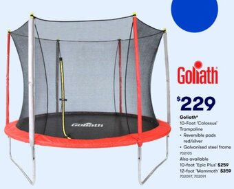 BIG W Goliath 10-Foot Colossus Trampoline offer