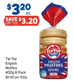 Foodland Tip Top English Muffins offer