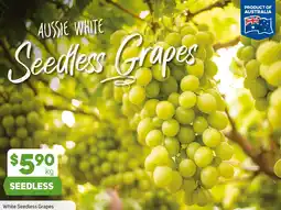 Foodland White Seedless Grapes offer