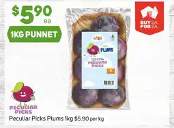 Foodland Peculiar Picks Plums offer