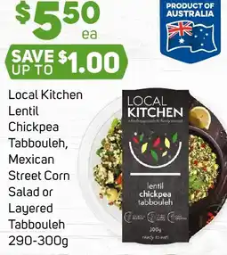 Foodland Local Kitchen Lentil Chickpea Tabbouleh, Mexican Street Corn Salad or Layered Tabbouleh offer