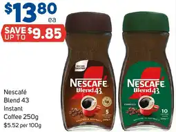 Foodland Nescafé Blend 43 Instant Coffee offer