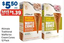 Foodland Altimate Traditional Waffle Ice Cream Cones offer