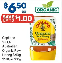 Foodland Capilano 100% Australian Organic Raw Honey offer