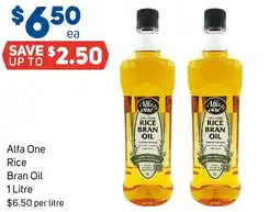 Foodland Alfa One Rice Bran Oil offer