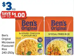 Foodland Ben's Original Microwave Flavoured Rice offer