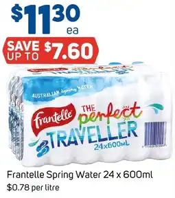 Foodland Frantelle Spring Water offer