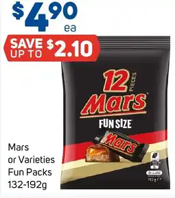 Foodland Mars or Varieties Fun Packs offer
