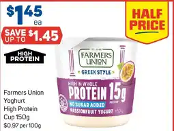 Foodland Farmers Union Yoghurt High Protein Cup offer