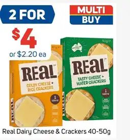 Foodland Real Dairy Cheese & Crackers offer