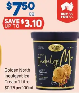 Foodland Golden North Indulgent Ice Cream offer