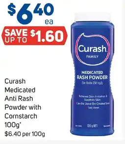 Foodland Curash Medicated Anti Rash Powder with Cornstarch offer