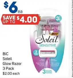 Foodland BiC Soleil Glow Razor offer