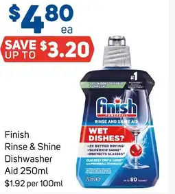 Foodland Finish Rinse & Shine Dishwasher offer
