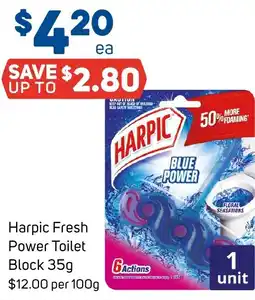 Foodland Harpic Fresh Power Toilet Block offer